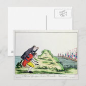 William Pitt Observing the French Squadron Briefkaart (Voorkant / Achterkant)