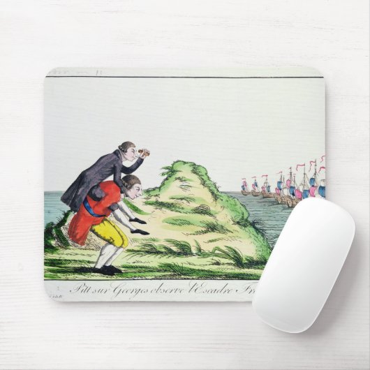 William Pitt Observing the French Squadron Muismat (Met muis)