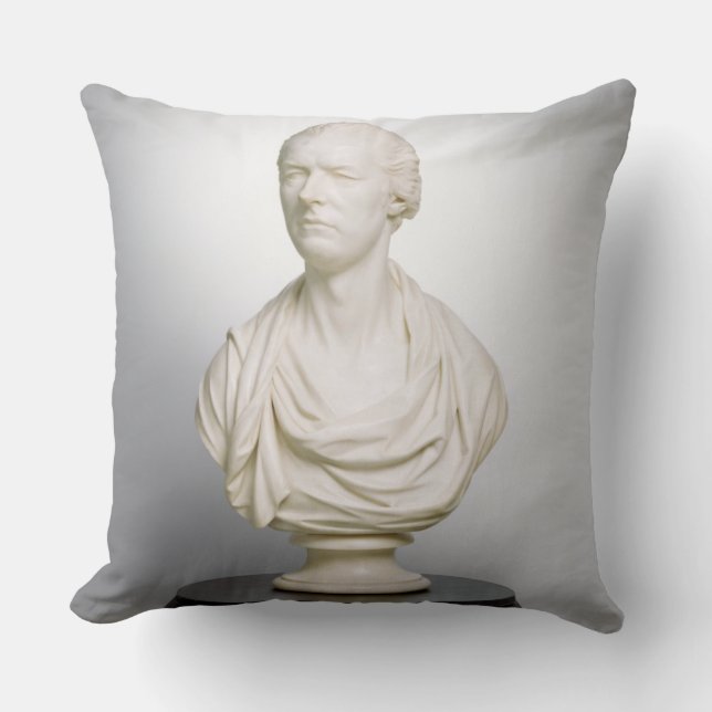 William Pitt the Younger (1759-1806) 1807 (marmer) Kussen (Voorkant)