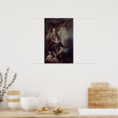 William Poyntz van Midgham en zijn Dog Amber Poster (Keuken)