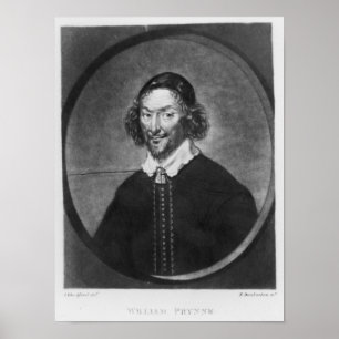 William Prynne illustratie Poster