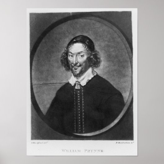 William Prynne illustratie Poster (Voorkant)