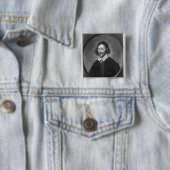 William Prynne illustratie Vierkante Button 5,1 Cm (In situ)