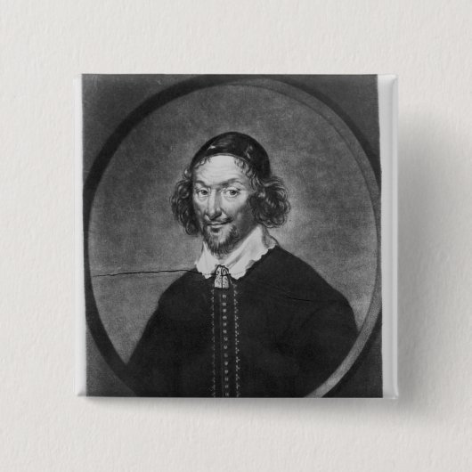 William Prynne illustratie Vierkante Button 5,1 Cm (Voorkant)