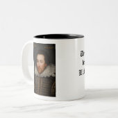 william-shakespeare-62936 tweekleurige koffiemok (Voorkant links)