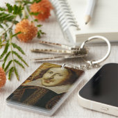 William Shakespeare Acrylische Sleutelhanger (Voorkant Rechts)