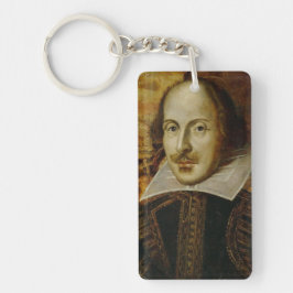 William Shakespeare Acrylische Sleutelhanger