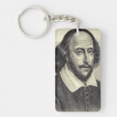 William Shakespeare Acrylische Sleutelhanger (Voorkant)