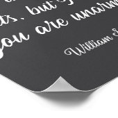 William Shakespeare Battle Of Wits English Literat Poster (Hoek)