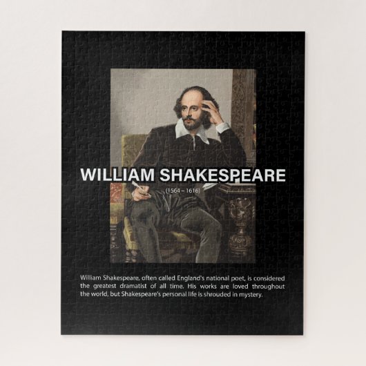 William Shakespeare biografie Legpuzzel (Verticaal)