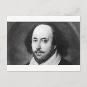 William Shakespeare Briefkaart