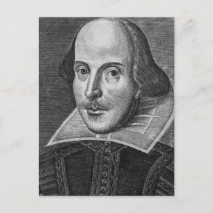 William Shakespeare Briefkaart