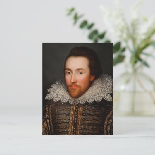 William Shakespeare Briefkaart (Staand voorkant)