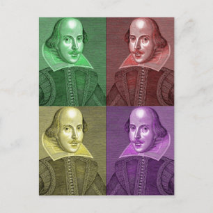 William Shakespeare Briefkaart