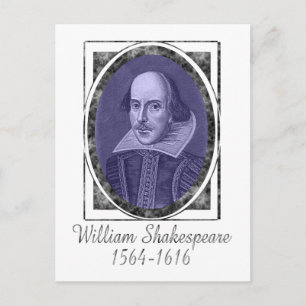 William Shakespeare Briefkaart