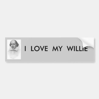 WILLIAM SHAKESPEARE BUMPERSTICKER