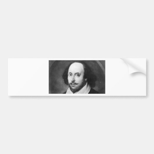 William Shakespeare Bumpersticker (Voorkant)