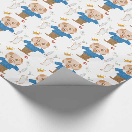 William Shakespeare Cadeaupapier (Hoek)