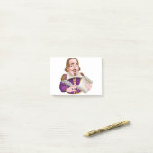 William Shakespeare Cartoon Post-it® Notes (Op bureau)