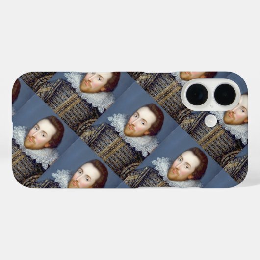 William Shakespeare  Case-Mate iPhone Case (Achterkant (horizontaal))