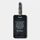William Shakespeare citaat - Grootheid Bagagelabel (Achterkant verticaal)