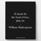 William Shakespeare citaat - Liefde Fotoplaat (Voorkant)