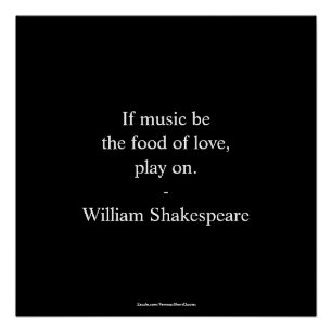 William Shakespeare citaat - Liefde Poster