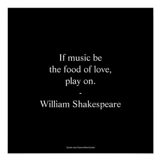 William Shakespeare citaat - Liefde Poster (Voorkant)