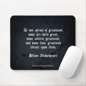 William Shakespeare citaat Muismat (Met muis)