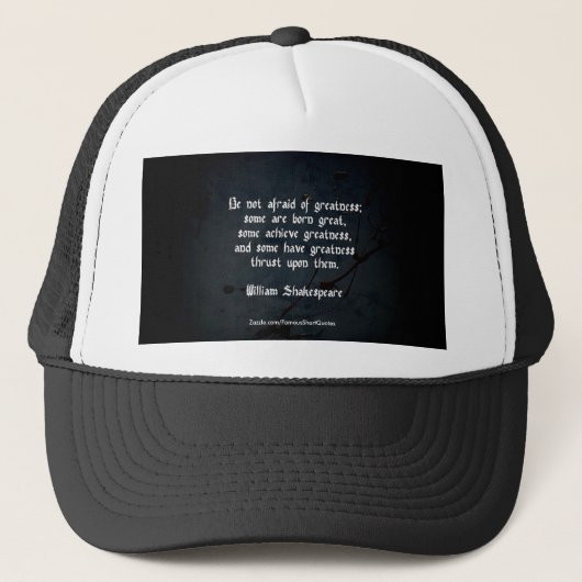 William Shakespeare citaat Trucker Pet (Voorkant)