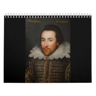 William Shakespeare Cobbe Portrait circa 1610 Kalender