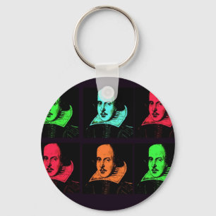 William Shakespeare Collage Sleutelhanger