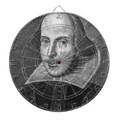 William Shakespeare Dartbord (Voorkant)