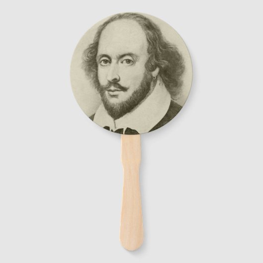 William Shakespeare de Bard Fan Handwaaier (Achterkant)
