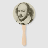 William Shakespeare de Bard Fan Handwaaier (Voorkant)