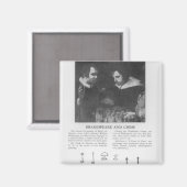 William Shakespeare en Ben Jonson Magneet (Voorkant / Achterkant)
