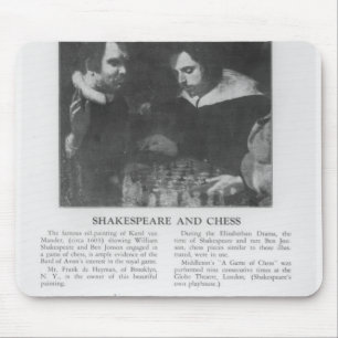 William Shakespeare en Ben Jonson Muismat