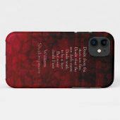 William Shakespeare Famous Love Quote Case-Mate iPhone Case (Achterkant (horizontaal))