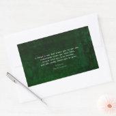 William Shakespeare Friendship Inspirerend Quote Rechthoekige Sticker (Envelop)