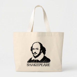 William Shakespeare Grote Tote Bag