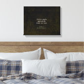William Shakespeare Humorous Witty Quotation Canvas Afdruk (Insitu (Slaapkamer))