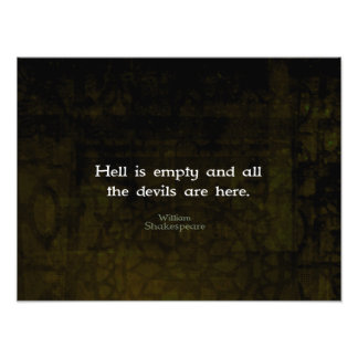 William Shakespeare Humorous Witty Quotation Foto Afdruk