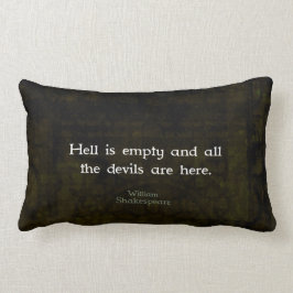 William Shakespeare Humorous Witty Quotation Kussen