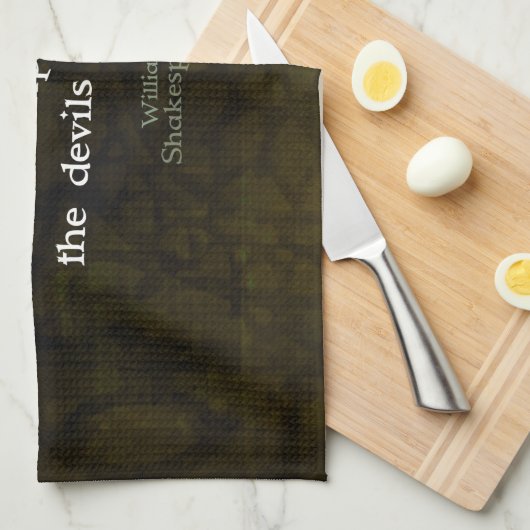 William Shakespeare Humorous Witty Quotation Theedoek (Quarter Fold)