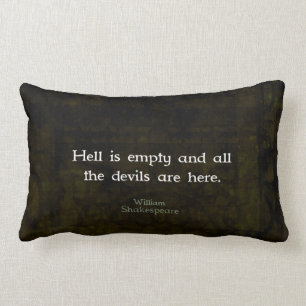 William Shakespeare Humoureuze Witty Quotting Kussen
