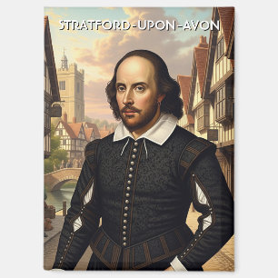 William Shakespeare in Stratford-upon-Avon Engelan Magneet