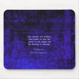 William Shakespeare Inspirerend Courage Quote Muismat