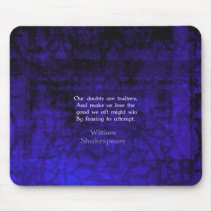 William Shakespeare Inspirerend Courage Quote Muismat