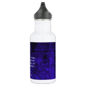 William Shakespeare Inspirerend Courage Quote Waterfles (Rechts)