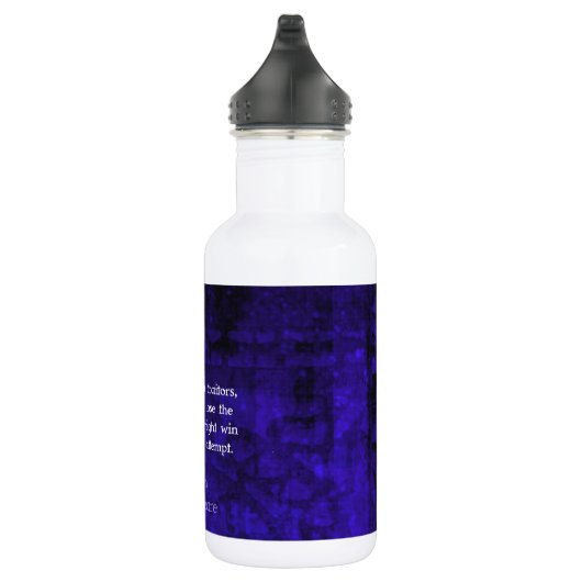 William Shakespeare Inspirerend Courage Quote Waterfles (Rechts)